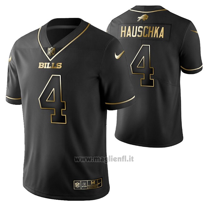 Maglia NFL Limited Buffalo Bills Steven Hauschka Golden Edition Nero